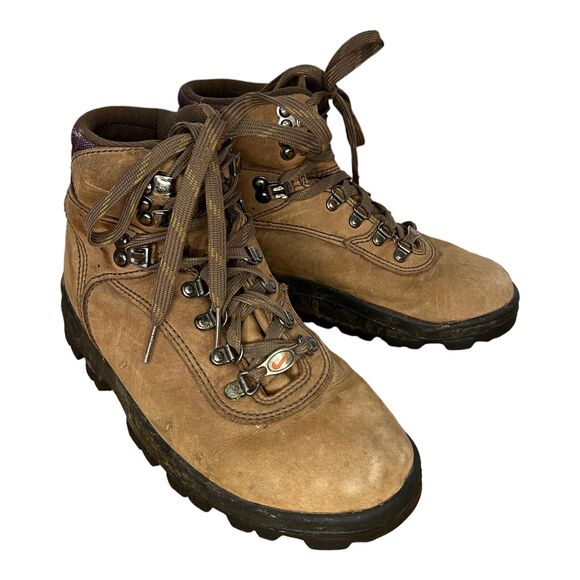 Vintage 90s Nike ACG Hiking Boots Brown Purple Size 8.5 Womens 950406 - Picture 2 of 7